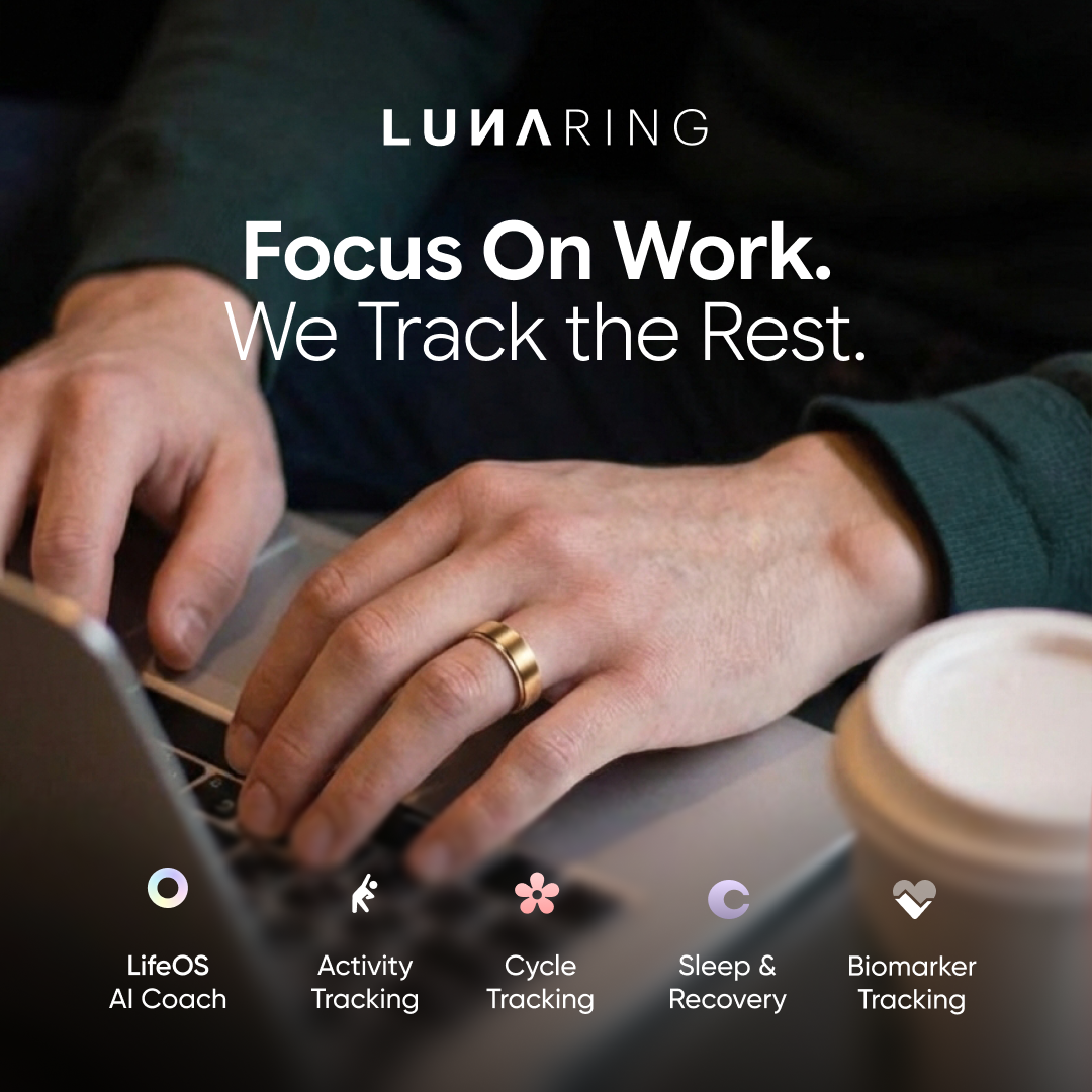 Luna Smart Ring Gen 2 | Advanced Health Tracker | No Subscription